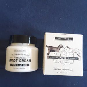 Beekman 1802 Pure Goat Milk Whipped Body Cream 8 oz. Jar NEW!!!